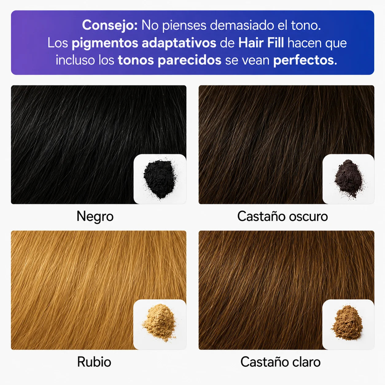 Hair Fill™ | Polvos de Densidad Capilar