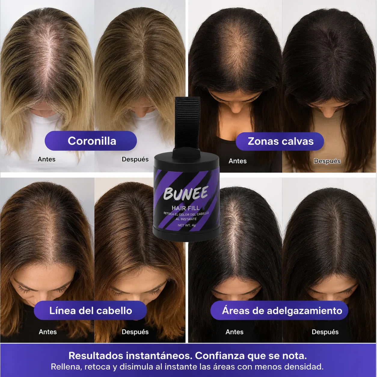 Hair Fill™ | Polvos de Densidad Capilar